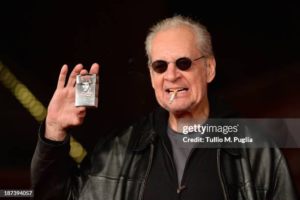 Jury President of CinemaXXI Larry Clark attends 'L'Amministratore' Premiere during The 8th Rome Film Festival at the Auditorium Parco Della Musica on...