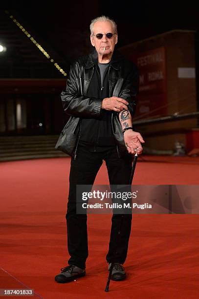 Jury President of CinemaXXI Larry Clark attends 'L'Amministratore' Premiere during The 8th Rome Film Festival at the Auditorium Parco Della Musica on...