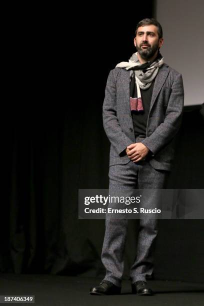 Jury member Yuri Ancarani attends the CinemaXXI Jury Presentation ahead of L'Amministratore Screening during The 8th Rome Film Festival at the...