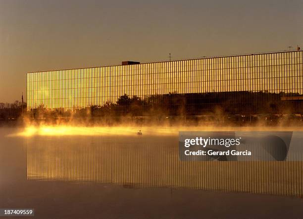 Bell Labs in Holmdel, New Jersey Architect: Eero Saarinen