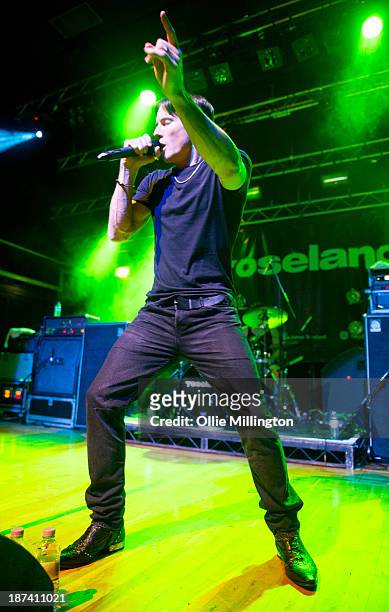 James Toseland of Toseland performs at 02 Academy on November 8, 2013 in Leicester, England.