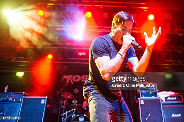 James Toseland of Toseland performs at 02 Academy on November 8, 2013 in Leicester, England.