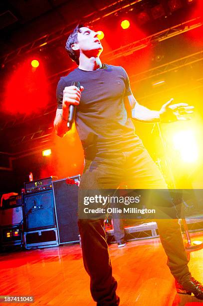 James Toseland of Toseland performs at 02 Academy on November 8, 2013 in Leicester, England.