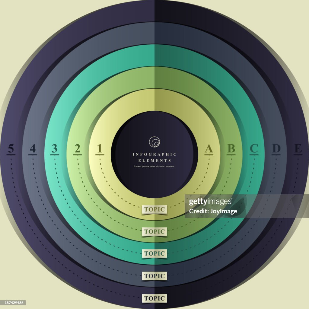 Target Abstract Vector Vector Abstract 3d Target Infographics High-Res Vector Graphic - Getty ...