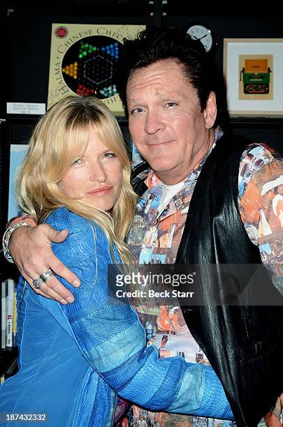 DeAnna Madsen and actor Michael Madsen attend the signing of his new book "Expecting Rain" at Book Soup on November 8, 2013 in West Hollywood,...