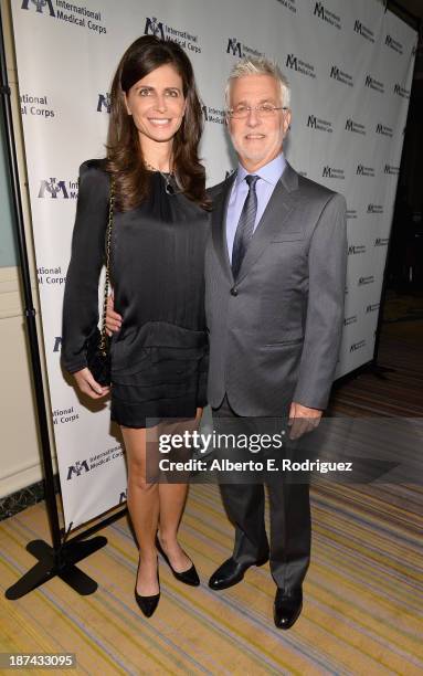 Lionsgate Motion Picture Group Co-Chairman Rob Friedman and wife Shari Friedman attend International Medical Corps Annual Awards Celebration at...