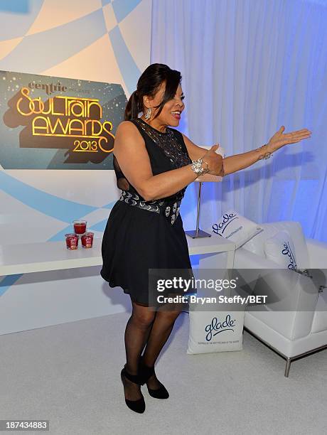 Publisher of 'Sister 2 Sister' magazine Jamie Foster Brown attends the Soul Train Awards 2013 at the Orleans Arena on November 8, 2013 in Las Vegas,...