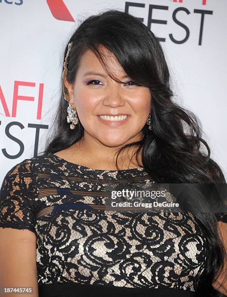 Actress Misty Upham arrives at the AFI FEST 2013 Gala Screening of "August: Osage County" at TCL Chinese Theatre on November 8, 2013 in Hollywood,...