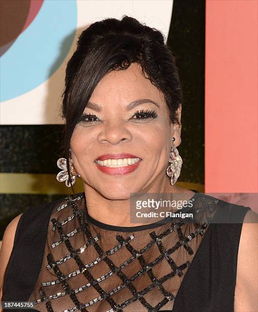 Jamie Foster Brown arrives at the 2013 BET Soul Train Awards at the Orleans Arena on November 8, 2013 in Las Vegas, Nevada.