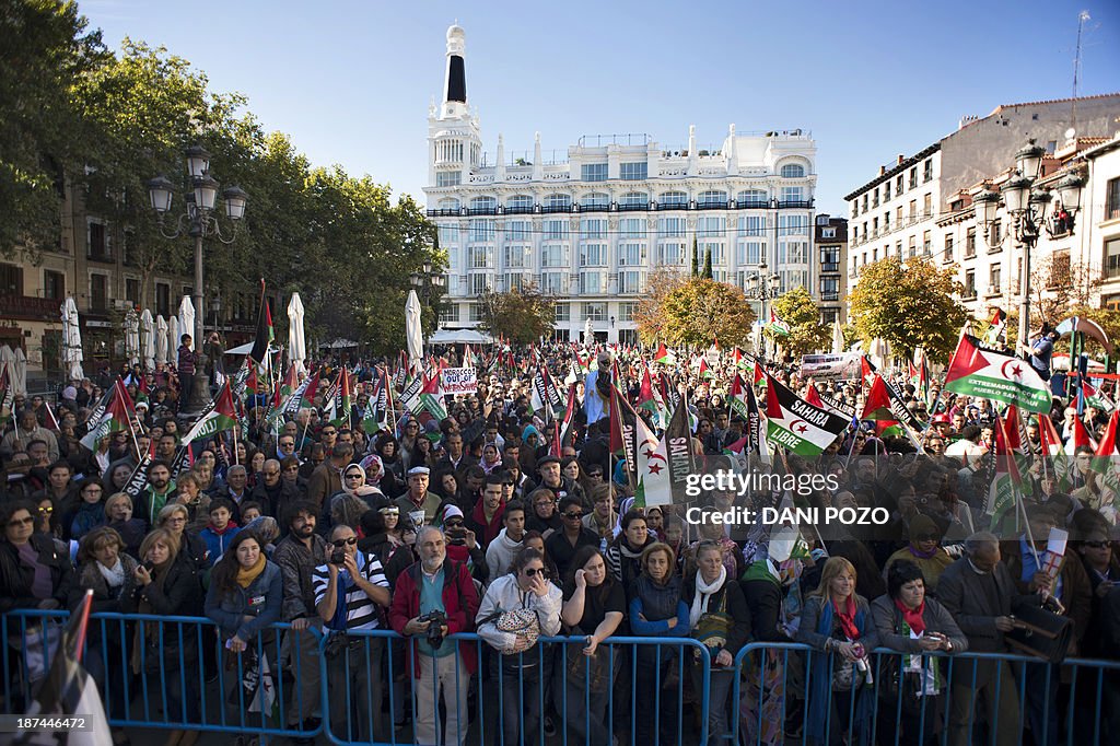 SPAIN-MOROCCO-WSAHARA-PROTEST