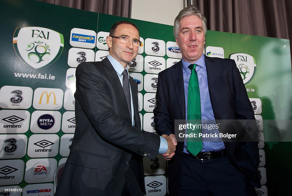 Martin O'Neill Unveiled As New Ireland Manager