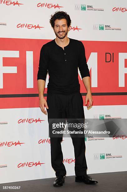 Francesco Scianna attends the 'Come Il Vento' Photocall during the 8th Rome Film Festival at the Auditorium Parco Della Musica on November 9, 2013 in...