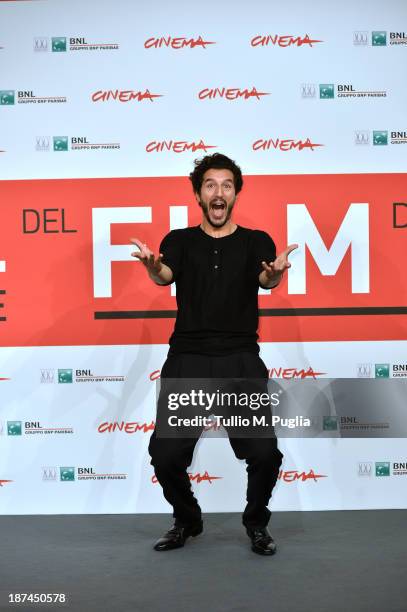 Actor Francesco Scianna attends the 'Come Il Vento Photocall' Photocall during the 8th Rome Film Festival at the Auditorium Parco Della Musica on...