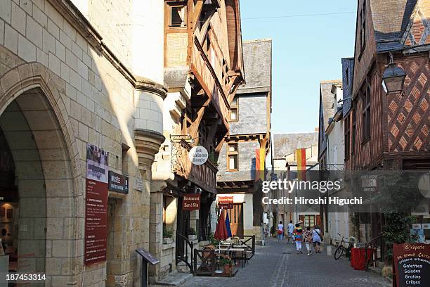 france, chinon - indre et loire stock-fotos und bilder