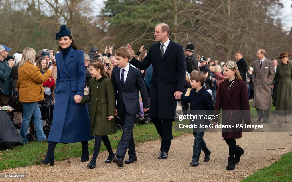 Royals attends Christmas Day Church service