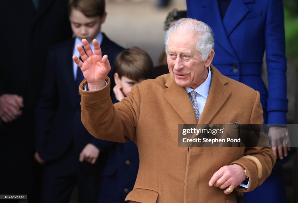 The British Royal Family Attend The Christmas Morning Service