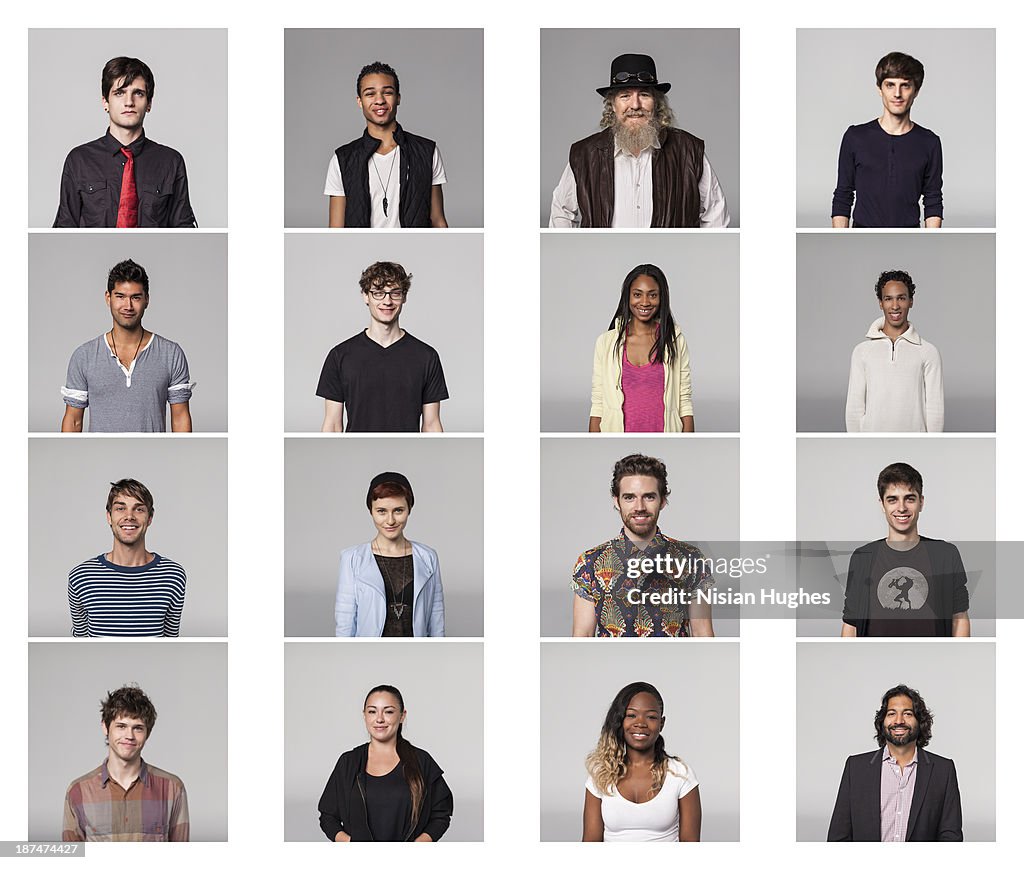 Portraits of Group of people