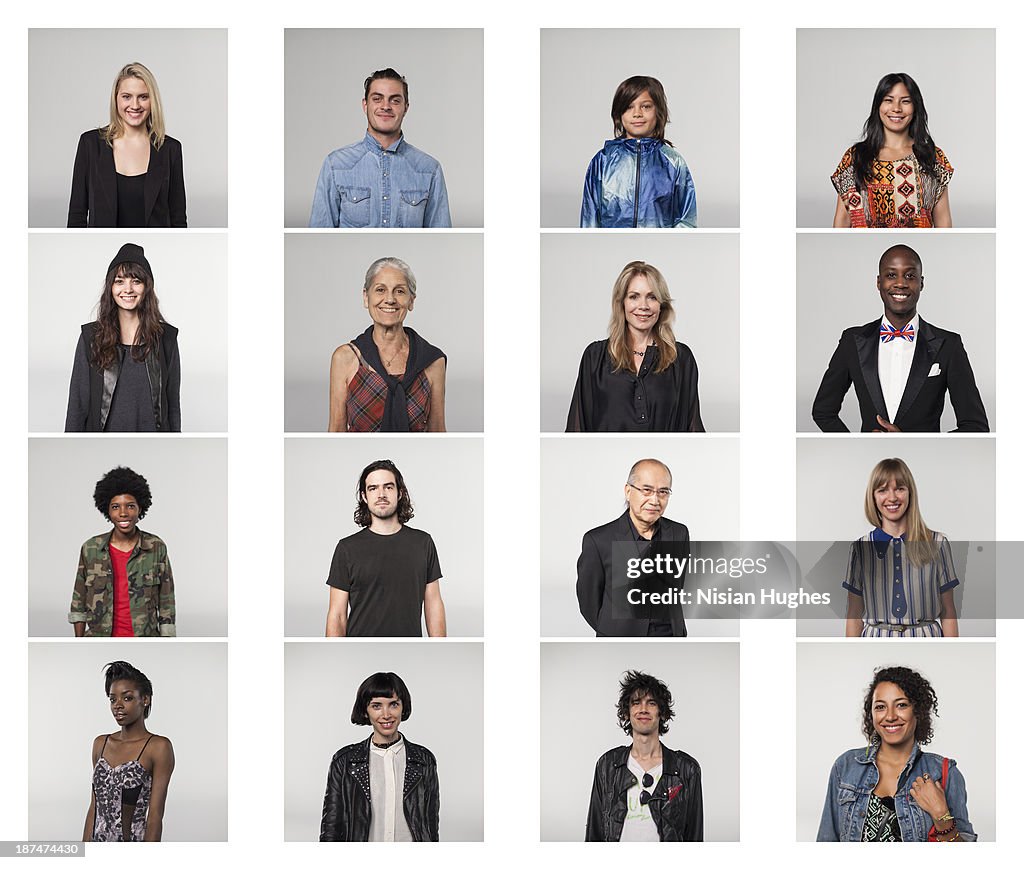 Portraits of Group of people