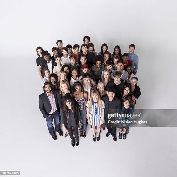 Large Group Large Group Of People In Suits Photos and Premium High Res Pictures ...