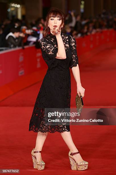 Chiara Francini attends 'Dallas Buyers Club' Premiere And Vanity Fair Award during The 8th Rome Film Festival at Auditorium Parco Della Musica on...