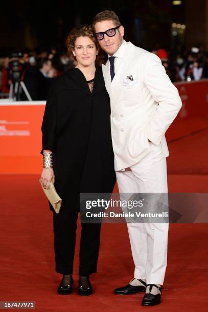 Ginevra Elkann and Lapo Elkann attend 'Dallas Buyers Club' Premiere during The 8th Rome Film Festival on November 9, 2013 in Rome, Italy.