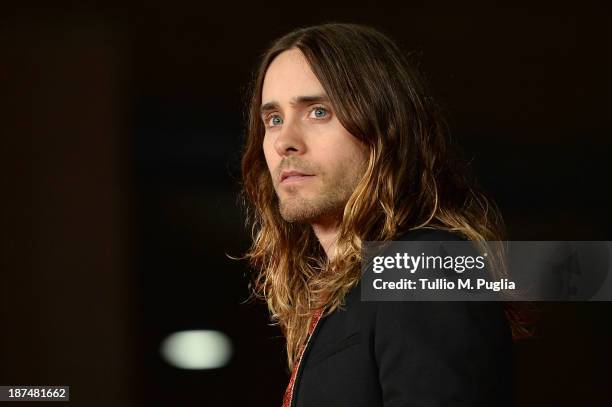 Actor Jared Leto attends 'Dallas Buyers Club' Premiere And Vanity Fair Award during The 8th Rome Film Festival at Auditorium Parco Della Musica on...
