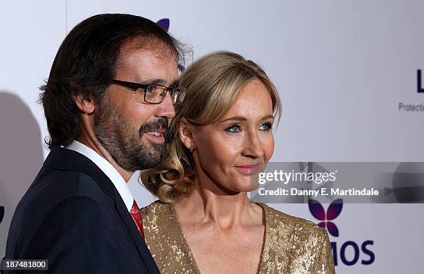 Joanne "JK" Rowling and Dr Neil Murray attend a charity evening hosted by JK Rowling to raise funds for 'Lumos' a charity helping to reunite children...
