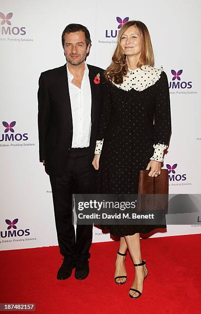 Harry Potter producer David Heyman and wife Rose Uniacke attend the Lumos fundraising event hosted by J.K. Rowling at The Warner Bros. Harry Potter...