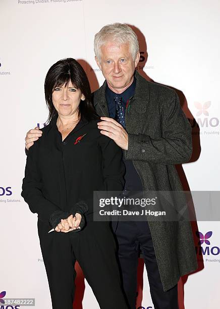 Emma Freud and Richard Curtis attend a charity evening hosted by JK Rowling to raise funds for 'Lumos' a charity helping to reunite children in care...