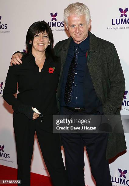 Emma Freud and Richard Curtis attend a charity evening hosted by JK Rowling to raise funds for 'Lumos' a charity helping to reunite children in care...