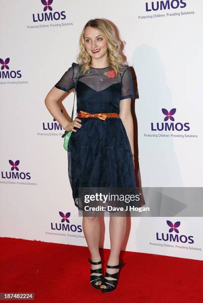 Evanna Lynch attends a charity evening hosted by JK Rowling to raise funds for 'Lumos' a charity helping to reunite children in care with their...