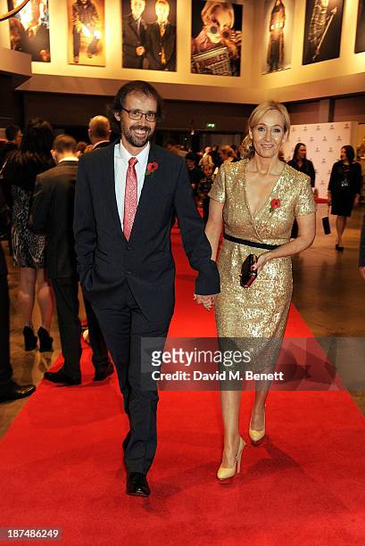 Dr Neil Murray and J.K. Rowling attend the Lumos fundraising event hosted by J.K. Rowling at The Warner Bros. Harry Potter Tour on November 9, 2013...
