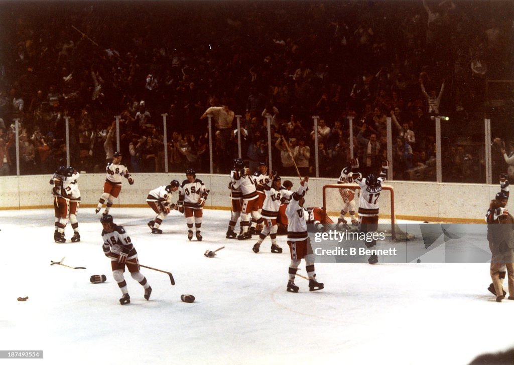 1980 Winter Olympics - Semi Finals:  Soviet Union v USA