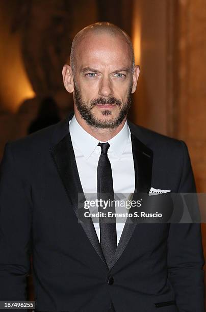 Filippo Nigro attends the Vanity Fair Dinner at the 8th Rome Film Festival at Villa Medici on November 9, 2013 in Rome, Italy.