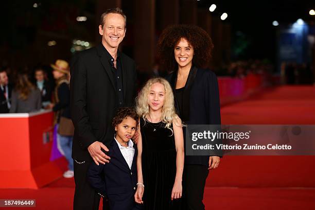 Director Alexandre Rockwell, his wife Karyn Parsons and their children Lana and Nico Rockwell attend 'Las Brujas De Zugarramurdi' Premiere And 'Lue'...