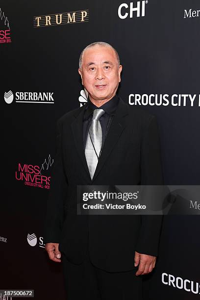 Chef Nobu attends the red carpet at Miss Universe Pageant Competition 2013 on November 9, 2013 in Moscow, Russia.