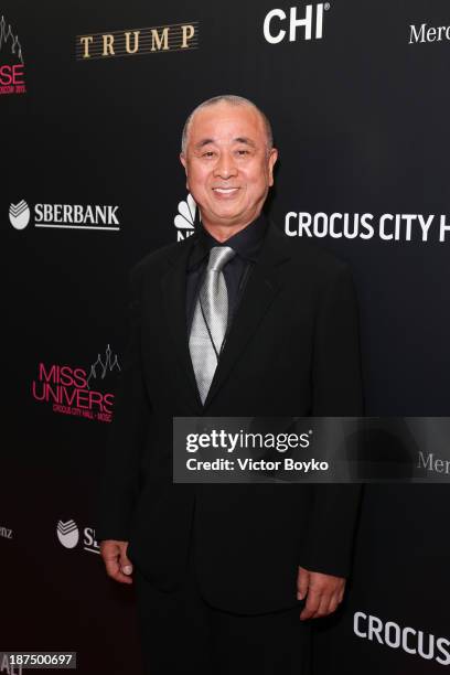 Chef Nobu attends the red carpet at Miss Universe Pageant Competition 2013 on November 9, 2013 in Moscow, Russia.