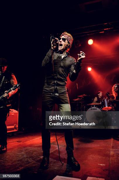 Josh Todd of Buckcherry performs live during a concert at C-Club on November 9, 2013 in Berlin, Germany.