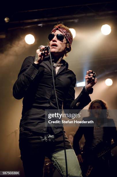 Josh Todd of Buckcherry performs live during a concert at C-Club on November 9, 2013 in Berlin, Germany.