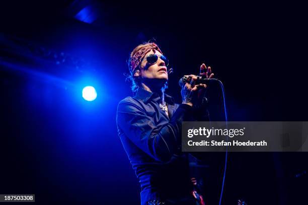 Josh Todd of Buckcherry performs live during a concert at C-Club on November 9, 2013 in Berlin, Germany.