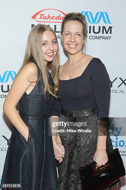 Honorary Committee member Monica Rosenthal and Lily Rosenthal attend the International Myeloma Foundation's 7th Annual Comedy Celebration Benefiting...