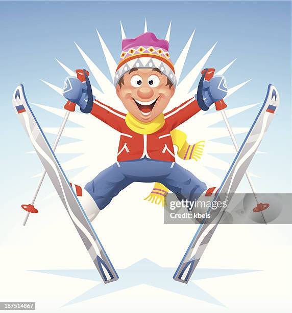 ski-sterne - ski stock-grafiken, -clipart, -cartoons und -symbole