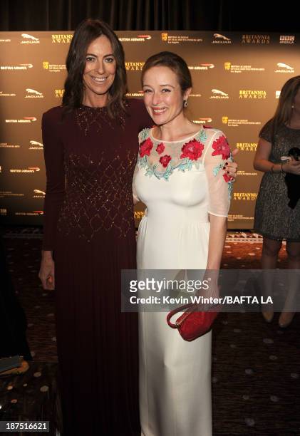 Director Kathryn Bigelow and actress Jennifer Ehle attend the 2013 BAFTA LA Jaguar Britannia Awards presented by BBC America at The Beverly Hilton...