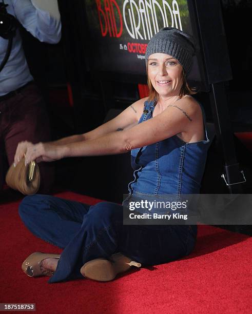 Actress Georgina Cates attends the Los Angeles premiere of 'Bad Grandpa: Presented by Jackass' on October 23, 2013 at TCL Chinese Theatre in...