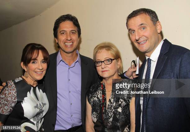Honorary Committee Member Patricia Heaton, Host Ray Romano, IMF Board of Directors Event Chair Loraine Boyle and IMF Honorary Committee member Phil...