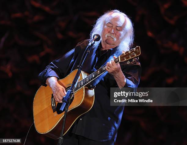 Musician David Crosby performs onstage during the International Myeloma Foundation's 7th Annual Comedy Celebration Benefiting The Peter Boyle...
