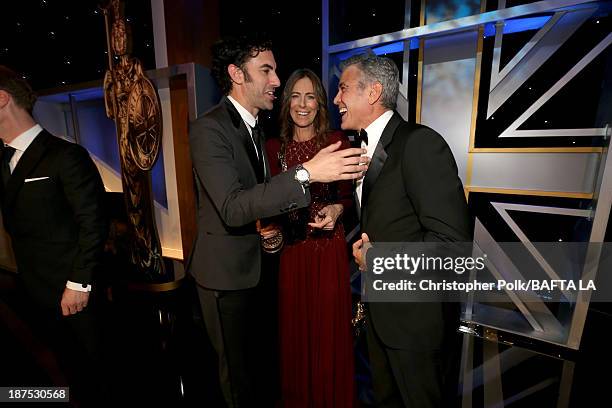 Honorees Sacha Baron Cohen, recipient of The Charlie Chaplin Britannia Award for Excellence in Comedy, Kathryn Bigelow, recipient of the John...