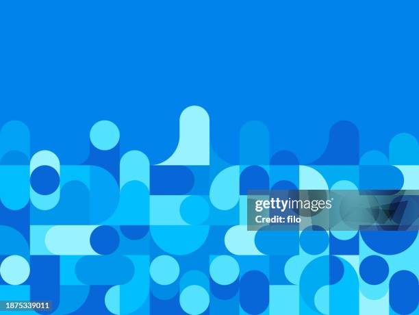 stockillustraties, clipart, cartoons en iconen met modern shapes design edge frame - op de bodem van