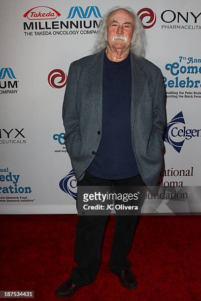 Musician David Crosby attends The International Myeloma Foundation's 7th Annual Comedy Celebration at The Wilshire Ebell Theatre on November 9, 2013...