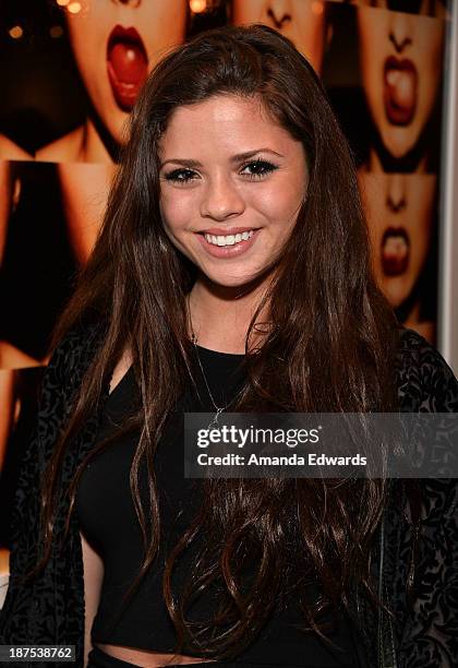 Actress Morgan Eastwood attends the launch party for photographer Tyler Shields's new book "The Dirty Side Of Glamour" at Guy Hepner Gallery on...